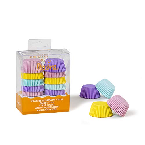 DECORA 0339744 PAPIERFÖRMCHEN GEMISCHT Pastellfarben 32 X 22 MM 200ST von Decora