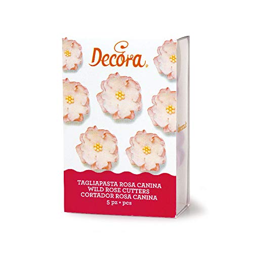 Decora 0803023 AUSSTECHER-Set WILDROSE 5-TLG, 11 x 7 x 7 cm von Decora