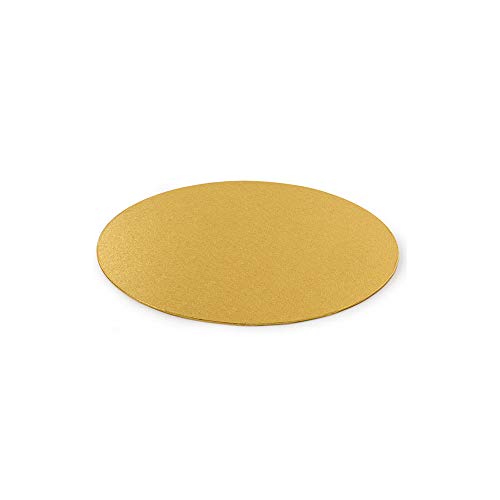 DECORA Thin Cake Board Gold 0931322 DÜNN TORTENPLATTE Ø 20 cm H 3 MM 8', Pappe, 20 x 20 x 0.3 cm von Decora