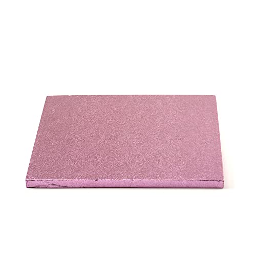 DECORA 0931812 QUADRATISCHE TORTENPLATTE ROSA cm 30X30X1,2 H von Decora