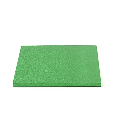 DECORA 0931833 QUADRATISCHE TORTENPLATTE GRÜN cm 30X30X1,2 H von Decora