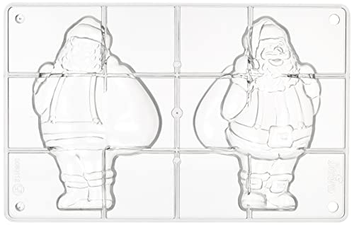 DECORA New Model 0050112 Profi-SCHOKOLADENFORM FÜR Nikolaus 99 X 150 MM 275 X 175 X 22 MM, Polykarbonat, durchsichtig, Grande von Decora
