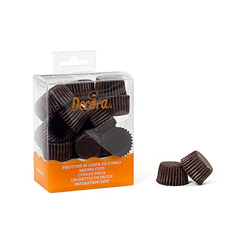 Decora, 0339630 Braune Bon Bon Backförmchen, Bequeme Backförmchen zum Backen, Servieren und Verschenken von Bon Bons, Hitzebeständig bis 220 °C, In praktischer Blisterverpackung. Decora, 0339630 Braune Bon Bon Backförmchen, Bequeme Backförmchen zum Backen, Servieren und Verschenken von Bon Bons, Hitzebeständig bis 220 °C, In praktischer Blisterverpackung. von Decora