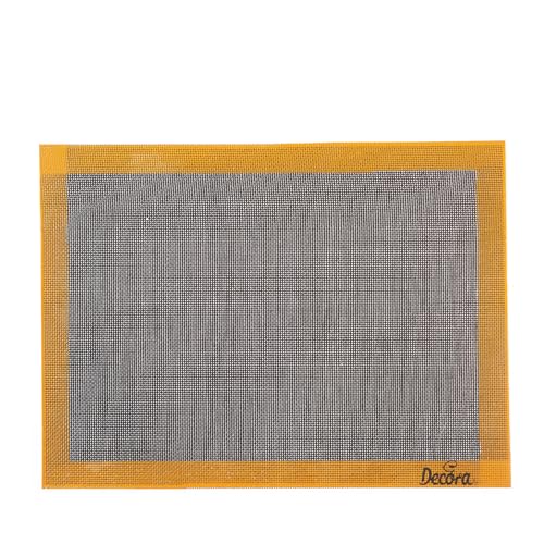 Decora, 9260257 Silikonmatte, mikroperforiert, waschbar und wiederverwendbar. Hitzebeständig bis-40 °C + 230 °C, perfekt zum Backen von Keksen und Mürbeteig, Maße: 585 x 385 mm, Silikon Decora, 9260257 Silikonmatte, mikroperforiert, waschbar und wiederverwendbar. Hitzebeständig bis-40 °C + 230 °C, perfekt zum Backen von Keksen und Mürbeteig, Maße: 585 x 385 mm, Silikon von Decora