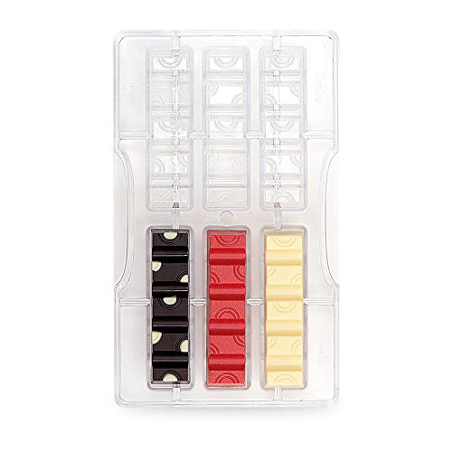 Decora 0050144 SCHOKOLADENFORM TAFEL Circle 83 X 21 X 12 H 200X120X22H MM, Polycarbonate, Klar Decora 0050144 SCHOKOLADENFORM TAFEL Circle 83 X 21 X 12 H 200X120X22H MM, Polycarbonate, Klar von Decora