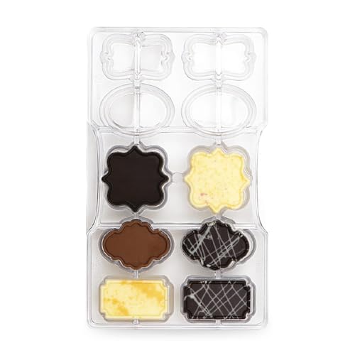 Decora 0050148 SCHOKOLADENFORM Rahmen 10 CAV. 200 X 120 X 22 H MM, Polycarbonate, neutral Decora 0050148 SCHOKOLADENFORM Rahmen 10 CAV. 200 X 120 X 22 H MM, Polycarbonate, neutral von Decora