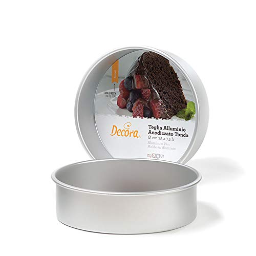 DECORA, 0062624 Professionelle runde Backform Ø 30 x 7,5 h cm, Aus eloxiertem Aluminium, Ohne Schweißpunkte, Professionelles Design. DECORA, 0062624 Professionelle runde Backform Ø 30 x 7,5 h cm, Aus eloxiertem Aluminium, Ohne Schweißpunkte, Professionelles Design. von Decora