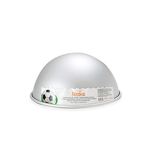 Decora 0062954 Backform Halbkugel aus Eloxiertem Aluminiun, Ø 15,5 cm Decora 0062954 Backform Halbkugel aus Eloxiertem Aluminiun, Ø 15,5 cm von Decora
