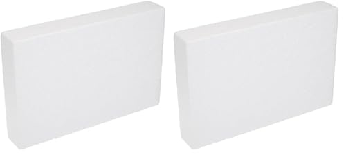Decora 0173926 TORTEN-Dummy, RECHTECKIG, AUS STYROPOR 20X30X5H cm (Packung mit 2) von Decora