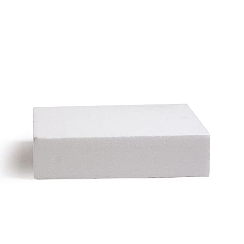 DECORA POLYSTYRENE Square 35X35X7,5H Polystyrol, quadratisch, 35 x 35 x 7,5 cm, Polistirolo, beige, 35 x 35 x 7.5 cm von Decora