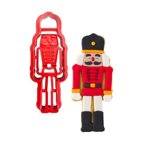 Decora 0255045 AUSSTECHER AUS KUNSTOFF NUSSKNACKER, rot von Decora