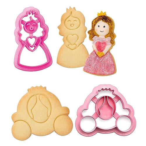 Decora 0255052 AUSSTECHER AUS KUNSTSTOFF PRINCESS 2-TLG von Decora