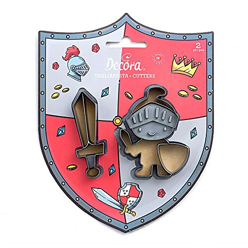 Decora 0255053 AUSSTECHER AUS KUNSTSTOFF KING 2-TLG, Silber von Decora