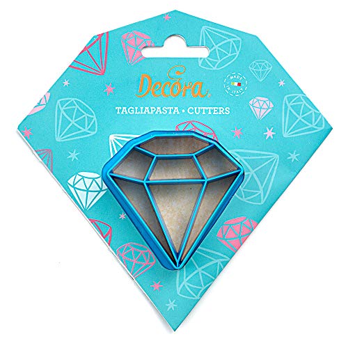 Decora 0255055 AUSSTECHER AUS KUNSTSTOFF DIAMOND 2-TLG, Hellblau Decora 0255055 AUSSTECHER AUS KUNSTSTOFF DIAMOND 2-TLG, Hellblau von Decora