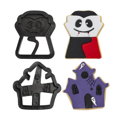 DECORA 0255091 AUSSTECHER AUS KUNSTSTOFF VAMPIR 2-TLG. 6/8 X H 2,2 CM, Schwarz DECORA 0255091 AUSSTECHER AUS KUNSTSTOFF VAMPIR 2-TLG. 6/8 X H 2,2 CM, Schwarz von Decora