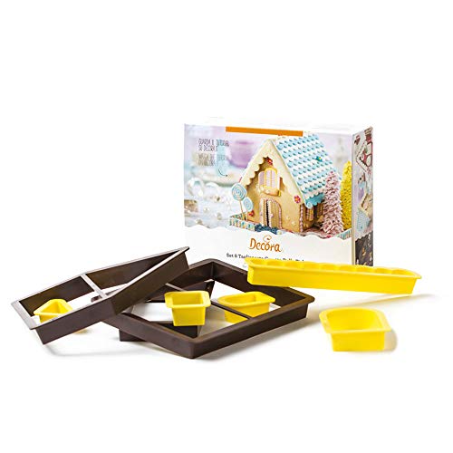 Decora 0255162 AUSSTECHER MÄRCHENHAUS 8-TLG, 17 x 20 x 5 cm von Decora