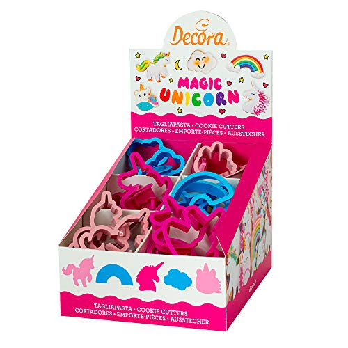 Decora 0256216 AUSSTECHER MAGIC UNICORNS AUSSTELLUNGSDISPLAY 48-TLG von Decora