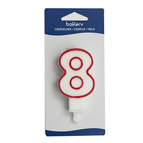 Decora 0316508 KERZE No 8 MIT ROTER RAND H 7,5 CM Decora 0316508 KERZE No 8 MIT ROTER RAND H 7,5 CM von Decora