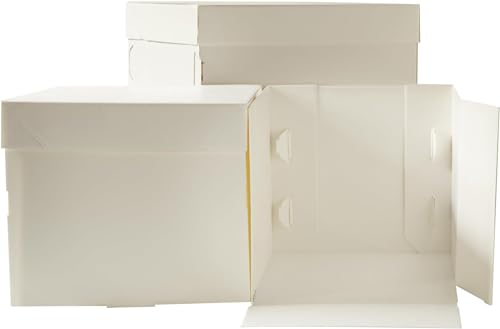 Decora 0339409 Kuchenschachtel aus Pappe mit Deckel, 50,5 x 50,5 x 50 cm, zum Transport und zur Aufbewahrung von dekorierten Kuchen, einzeln verpackt. Patentiertes Produkt. Made in Italy Decora 0339409 Kuchenschachtel aus Pappe mit Deckel, 50,5 x 50,5 x 50 cm, zum Transport und zur Aufbewahrung von dekorierten Kuchen, einzeln verpackt. Patentiertes Produkt. Made in Italy von Decora