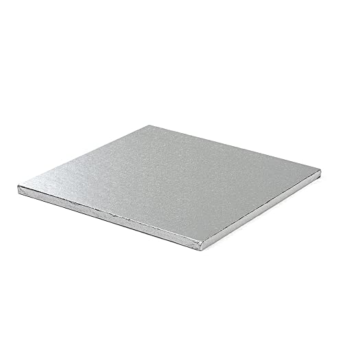 DECORA 0931198 CAKEBOARD Silver Ø 18 X H 1,2 cm/7'' von Decora