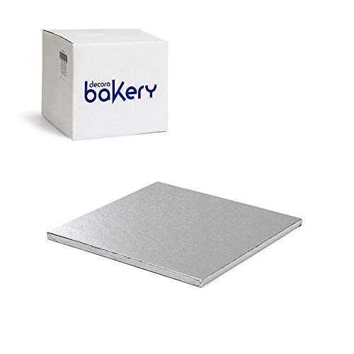 Decora 0931232 CAKEBOARD Silver 30 X 30 H 1,2 CM/12X12'' von Decora