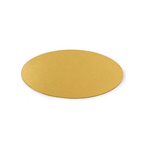 DECORA 0931324 DÜNN TORTENPLATTE Gold Ø 25 cm H 3 MM 10' von Decora