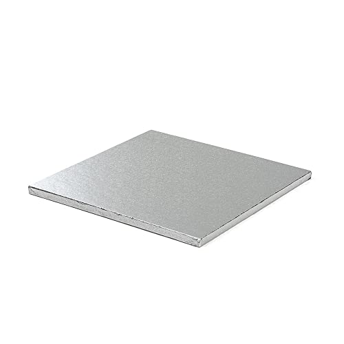 DECORA 0931615 QUADRATISCHE TORTENPLATTE Silber cm 40X1,2 H DECORA 0931615 QUADRATISCHE TORTENPLATTE Silber cm 40X1,2 H von Decora