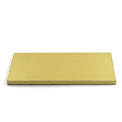 DECORA 0931710 RECHTECKIGE TORTENPLATTE Gold cm 40X60X1,2 H von Decora