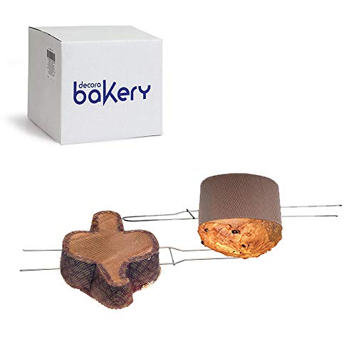 DECORA 5064016 Anstecknadel aus Edelstahl für Panettone und Colomba, 62 cm, Stahl, Silber/schwarz von Decora