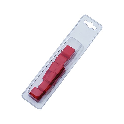 DECORA 12 farbige Kunststoff-Clips für Haccp Box, rot, 30 x 30 x 30 cm von Decora