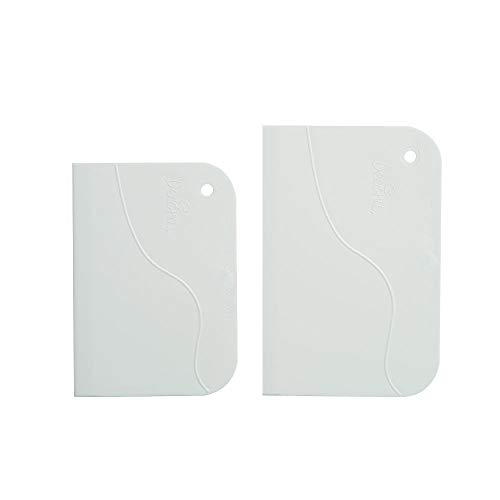 Decora 9271080 2er Set Pfannenwender aus Kunststoff 12 x 8,3 cm und 13,5 x 9,2 cm von Decora