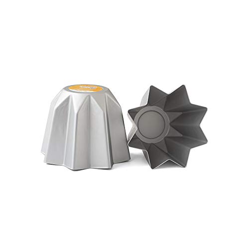 Decora, 0062688 Professionelle Pandoro-Form Ø 21 x 16 cm, Ideal für die Herstellung eines 750g Pandoro, aus eloxiertem Aluminium, Ohne Schweißpunkte, Professionelles Design. von Decora