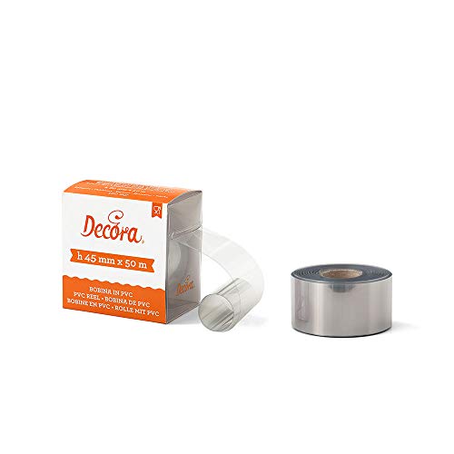 DECORA 0160757 TORTENRANDFOLIE AUS PVC Rolle 50 M X H 45 MM DECORA 0160757 TORTENRANDFOLIE AUS PVC Rolle 50 M X H 45 MM von Decora
