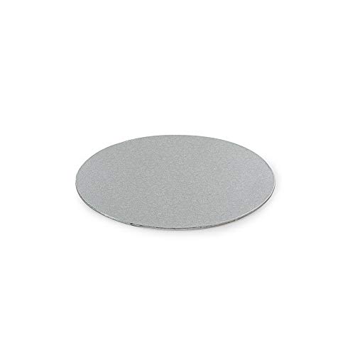 DECORA Thin Cake Board Silver Ø 18 cm H 3 MM 7' Dünne Kuchenplatte, Pappe, Silber, 18 x 18 x 0.3 cm DECORA Thin Cake Board Silver Ø 18 cm H 3 MM 7' Dünne Kuchenplatte, Pappe, Silber, 18 x 18 x 0.3 cm von Decora