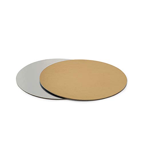 GEKOPPELTE TORTENPLATTE GOLD/SILBER Ø30X0,2 CM GEKOPPELTE TORTENPLATTE GOLD/SILBER Ø30X0,2 CM von Decora
