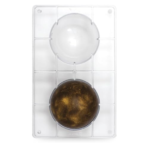 DECORA 0050086 PRALINENFORM HALBKUGEL Ø 100-275X15X22 MM von Decora