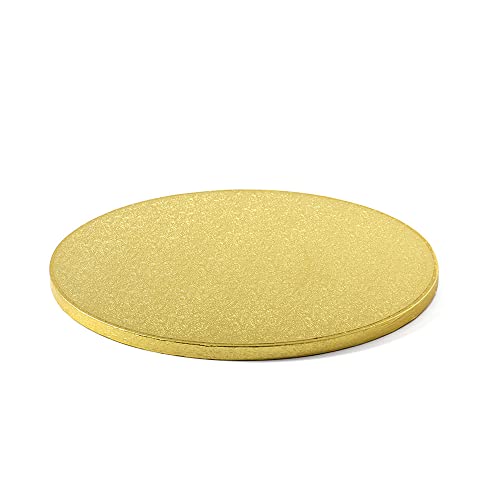 Tortenplatte Cake Board Gold Durchmesser 40 cm Höhe 1,2 cm von Decora