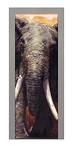 Decoralive Elephant Bild von Tür 73 cm x 211 Decoralive Elephant Bild von Tür 73 cm x 211 von Decoralive