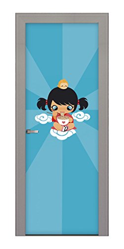 Decoralive Mädchen espaguetti Image-Porte 83 x 211 cm Decoralive Mädchen espaguetti Image-Porte 83 x 211 cm von Decoralive