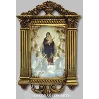 Gemälde „Chor Der Engel Um Die Jungfrau Maria". Bouguereau. Reproduktion Von 77x51cm. Alte von DecorarConArteShop