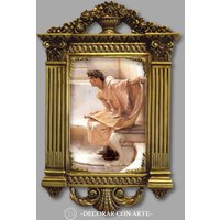 Gemälde „Eine Lesung Von Homer" Alma Tadema. Detail. Reproduktion 77x51 cm. Alte von DecorarConArteShop
