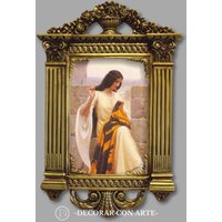 Gemälde „Träume Sticken" Von Leighton. Reproduktion 77x51 cm. Alte von DecorarConArteShop