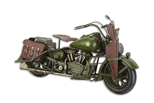 Deko Militär Militaria Motorrad Blech 34,4 cm Retro Vintage von Decoratie