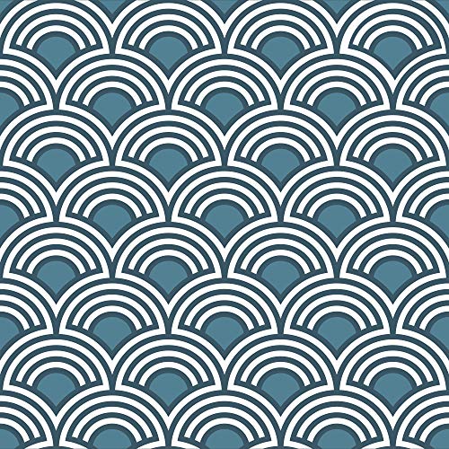 PLAGE 9 Fliesen Sticker - Terralba, blau, 10x10cm PLAGE 9 Fliesen Sticker - Terralba, blau, 10x10cm von Plage