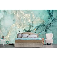 Türkis Fluid Art Wallpaper Marmor Effekt Traditionelle Vinyl Tapete Funkelt Premium Qualität Große Wandbilder Türkis Fluid Art Wallpaper Marmor Effekt Traditionelle Vinyl Tapete Funkelt Premium Qualität Große Wandbilder von DecorationBoutiqShop