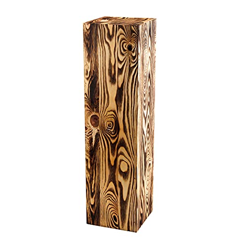 Holzblock Massiv 75x20x20cm Geölte Kiefer - Holzständer Deko – Holz Blumenständer - Baumstamm Deko zum Haus – Holz Deko - Blumensäule Holz – Deko Holzklotz Massiv von Decorativo