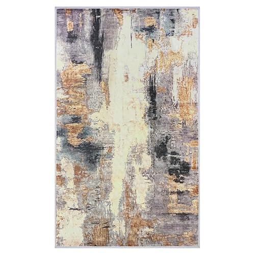 Decorator HOME Designer Teppich Fancy XI für Wohnzimmer – Waschbar & rutschfest 60x100 cm - Fußbodenheizung geeignet - Polyester Mehrfarbig Vielseitig & Pflegeleicht von Decorator HOME