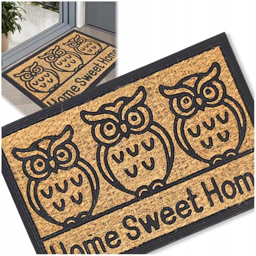 Decorator HOME Fußmatte rechteckig 40x60 cm – Kokosmatte mit rutschfestem Gummi, Schmutzfangmatte für Innen- und Außenbereich, strapazierfähig und pflegeleicht Decorator HOME Fußmatte rechteckig 40x60 cm – Kokosmatte mit rutschfestem Gummi, Schmutzfangmatte für Innen- und Außenbereich, strapazierfähig und pflegeleicht von Decorator HOME