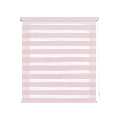 Decorblind | Doppellagiges Rollo ohne Werkzeug und ohne Bohren, Maße: Breite 87 x Länge 180 cm, Maße Stoff: 84 x 175 cm, Rosa Decorblind | Doppellagiges Rollo ohne Werkzeug und ohne Bohren, Maße: Breite 87 x Länge 180 cm, Maße Stoff: 84 x 175 cm, Rosa von Decorblind