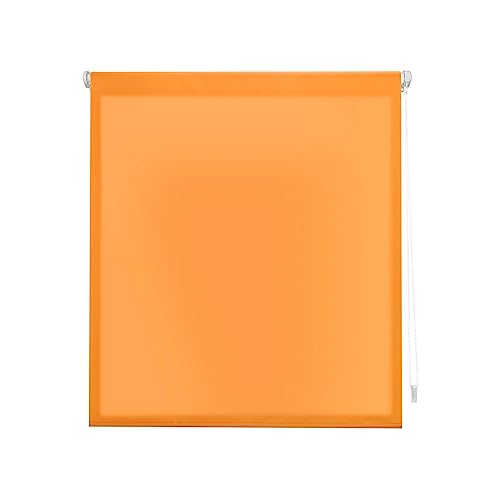 Decorblind EasyFix Rollo, lichtdurchlässig, ohne Werkzeug und ohne Bohren, Maße Rollo: 37 x 180 x 180 cm/Stoffmaß: 34 x 175 cm, einfarbig, Orange Decorblind EasyFix Rollo, lichtdurchlässig, ohne Werkzeug und ohne Bohren, Maße Rollo: 37 x 180 x 180 cm/Stoffmaß: 34 x 175 cm, einfarbig, Orange von Decorblind
